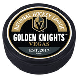 Vegas Golden Knights Block Textured Puck