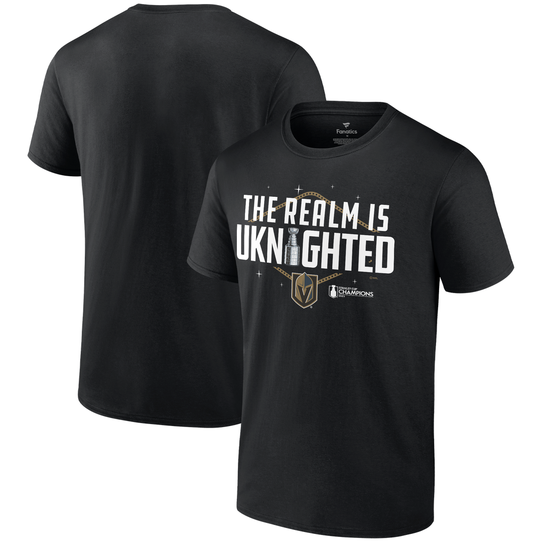Vegas Golden Knights Stanley Cup Champions Hometown In Charge Uknighted Realm Tee