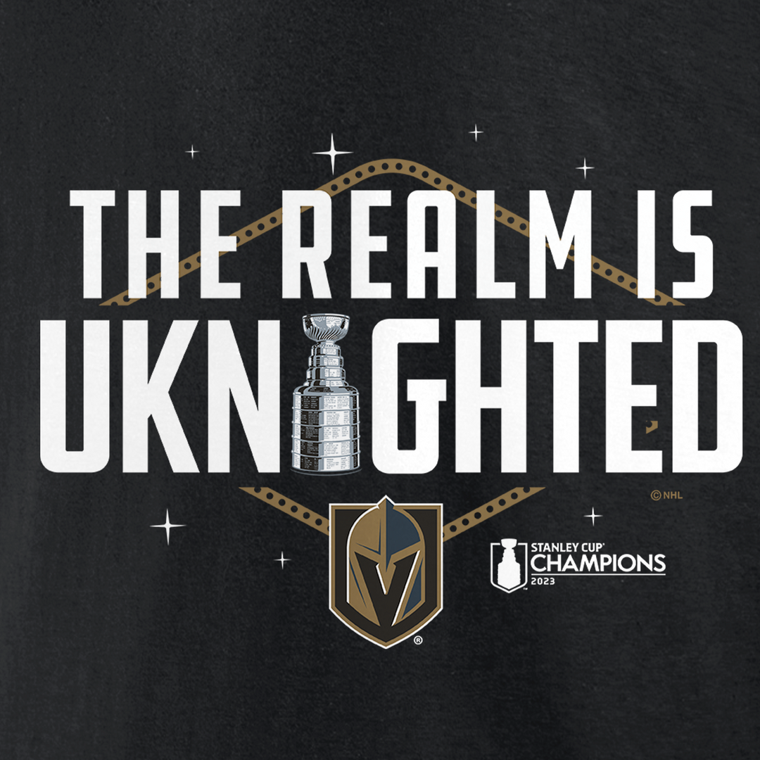 Vegas Golden Knights Fanatics Stanley Cup Champions Hometown In Charge Uknighted Realm Tee