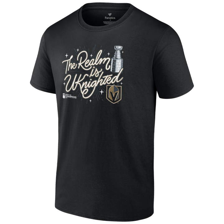 Vegas Golden Knights Stanley Cup Champs Celebration Uknighted Realm Tee