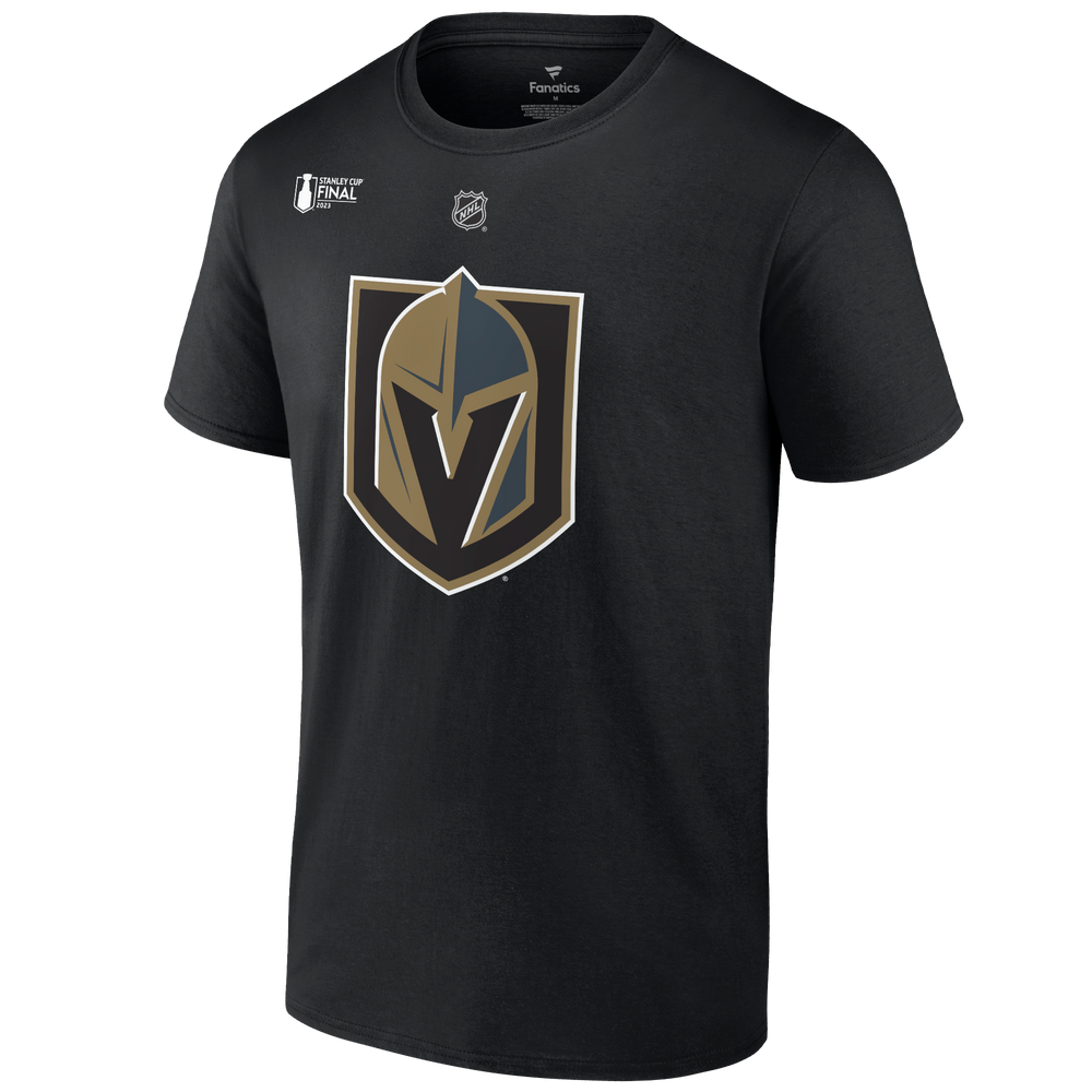 Fanatics NHL Women's Vegas Golden Knights Knights Mesh Black V-Neck T-Shirt, Small