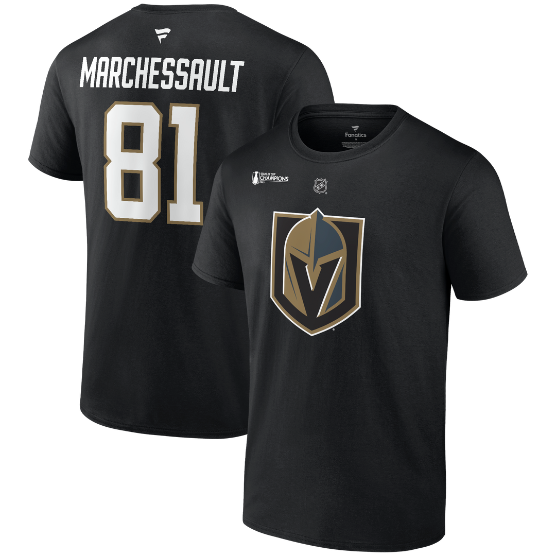 Vegas Golden Knights Stanley Cup Champions Marchessault Player Tee