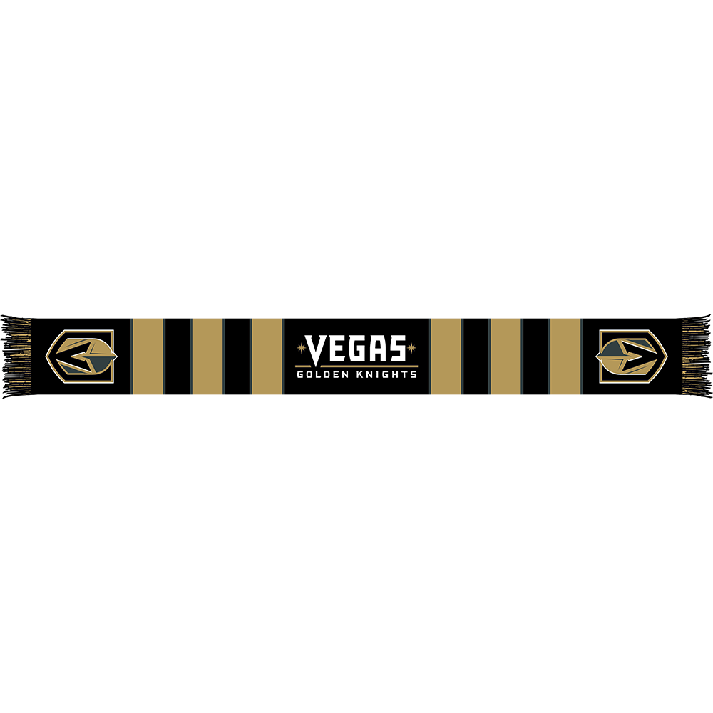 Vegas Golden Knights Team Colored Striped Scarf
