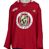 Vegas Golden Knights Red Practice Jersey (City National Arena Patch)
