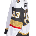 Game-Worn:#23 Cole Reinhardt White Set 2 2025/26-20585 - Vegas Team Store