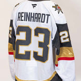Game-Worn: #23 Cole Reinhardt White Set 1 2025/26  Jersey - 20178