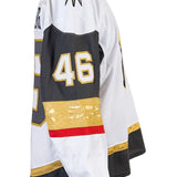 Game-Worn: #46 Jonas Rondbjerg White Set 1 2025/26 Jersey-20183 - Vegas Team Store