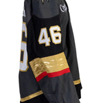 Game-Issued: #46 Jonas Rondbjerg Gray Set 1 2025/26 Jersey-20367 - Vegas Team Store