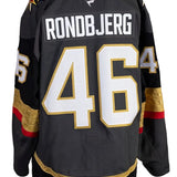 Game-Issued: #46 Jonas Rondbjerg Gray Set 1 2025/26 Jersey-20367 - Vegas Team Store