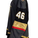 Game-Issued: #46 Jonas Rondbjerg Gray Set 1 2025/26 Jersey-20367 - Vegas Team Store