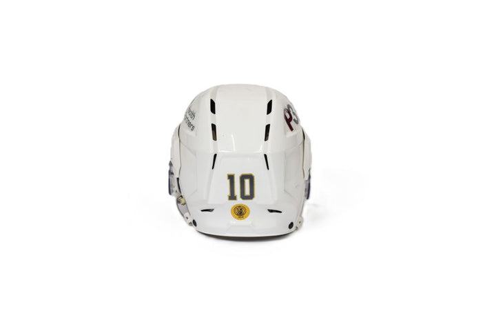 Game-Used: #10 Nicolas Roy Helmet-15147