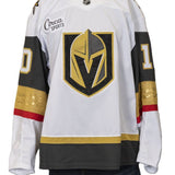 Game-Used: #10 Nicolas Roy  2024-2025 White Jersey (Circa Patch) - 19353