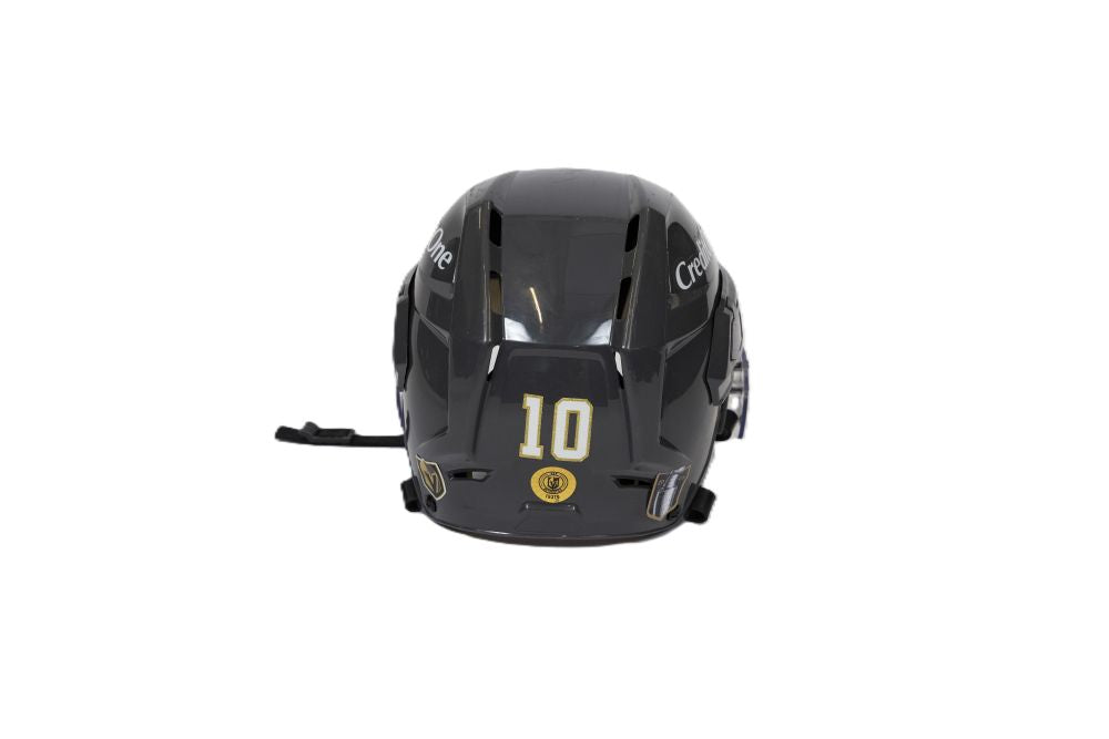 Game-Used: #10 Nicolas Roy Helmet-19376