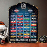 NHL Magnetic Standings Board