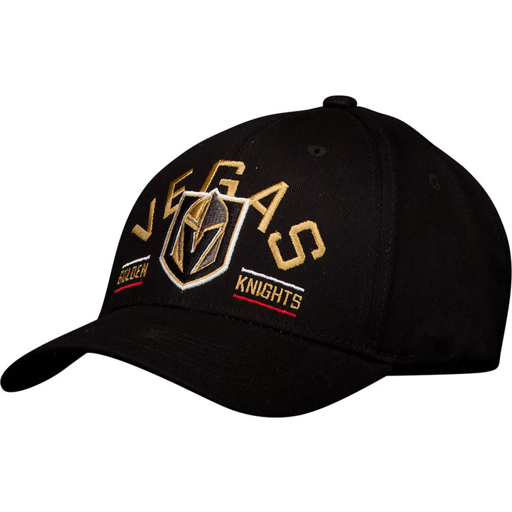 Vegas Golden Knights Arched Team Stripe Cap