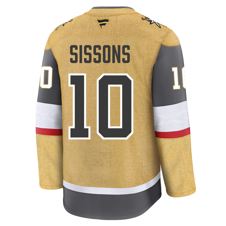 Vegas Golden Knights Fanatics Premium #10 Colton Sissons Jersey