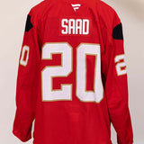 #20 Brandon Saad Red Practice Jersey - 20222