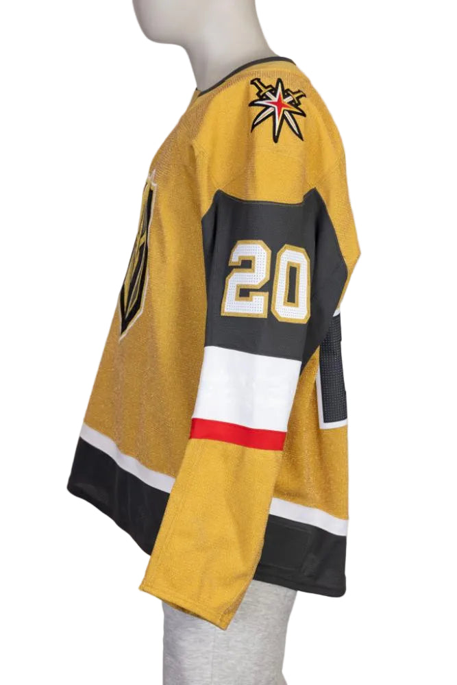 Game-Worn:#20 Brandon Saad Gold Set 2 2025/26 Jersey-20661 - Vegas Team Store