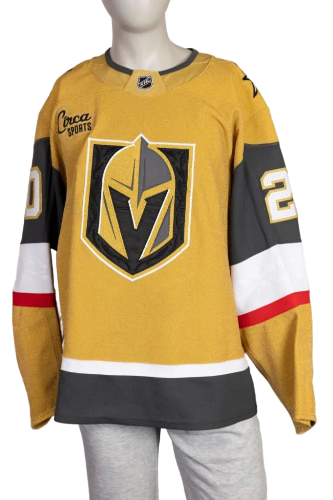Game-Worn:#20 Brandon Saad Gold Set 2 2025/26 Jersey-20661 - Vegas Team Store