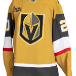 Game-Worn:#20 Brandon Saad Gold Set 2 2025/26 Jersey-20661 - Vegas Team Store