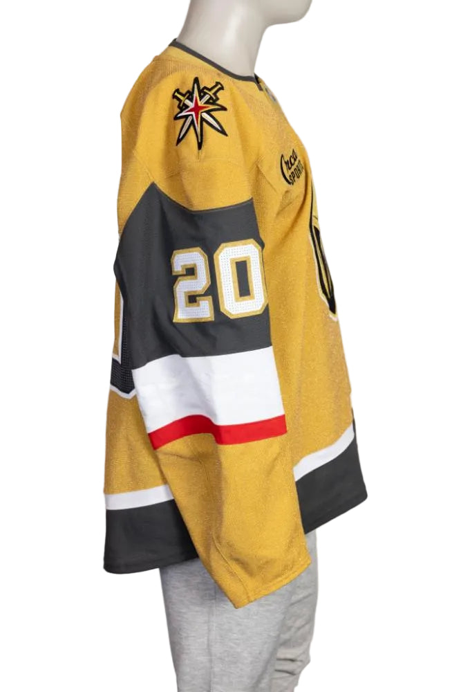 Game-Worn:#20 Brandon Saad Gold Set 2 2025/26 Jersey-20661 - Vegas Team Store