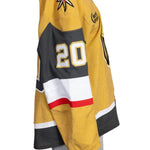 Game-Worn:#20 Brandon Saad Gold Set 2 2025/26 Jersey-20661 - Vegas Team Store