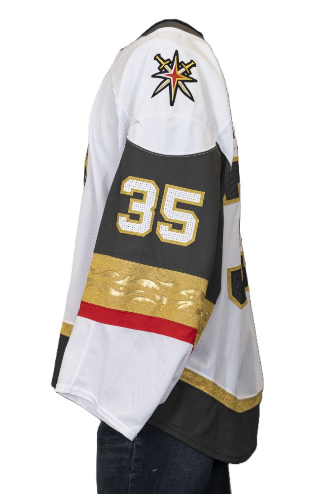 Bench-Worn: #35 Ilya Samsonov  2024-2025 White Jersey (Circa Patch) - 19363