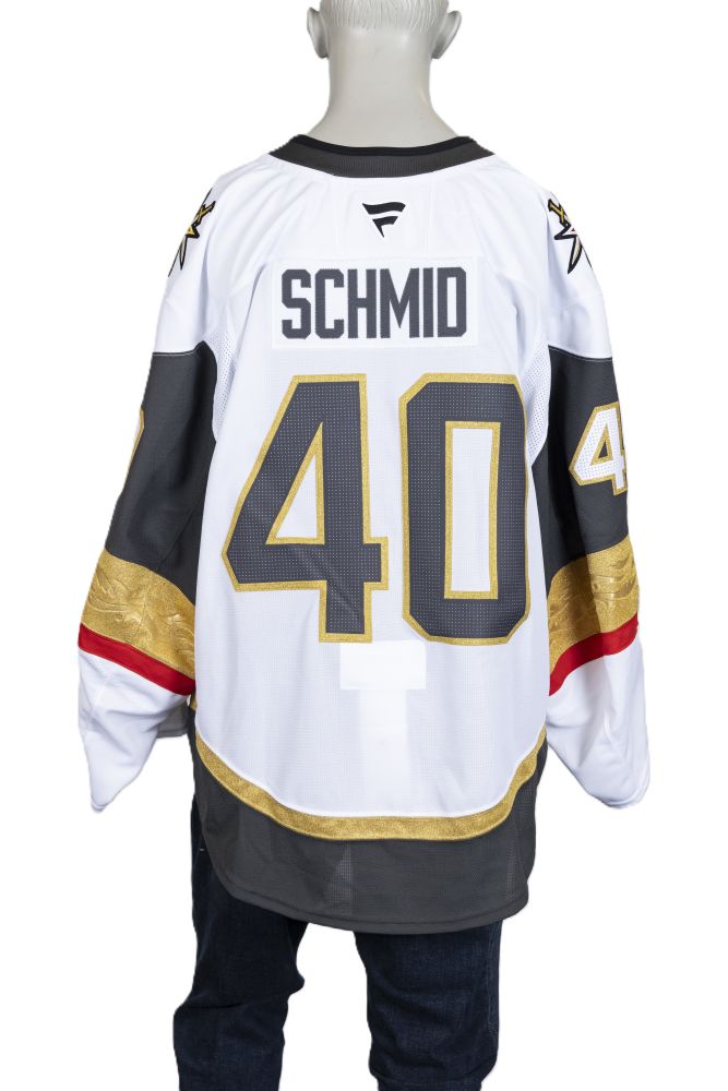 Game-Issued: #40 Akira Schmid Circa Set Jersey-19488