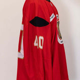#40 Akira Schmid Red Practice Jersey - 20243
