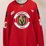 #40 Akira Schmid Red Practice Jersey - 20243