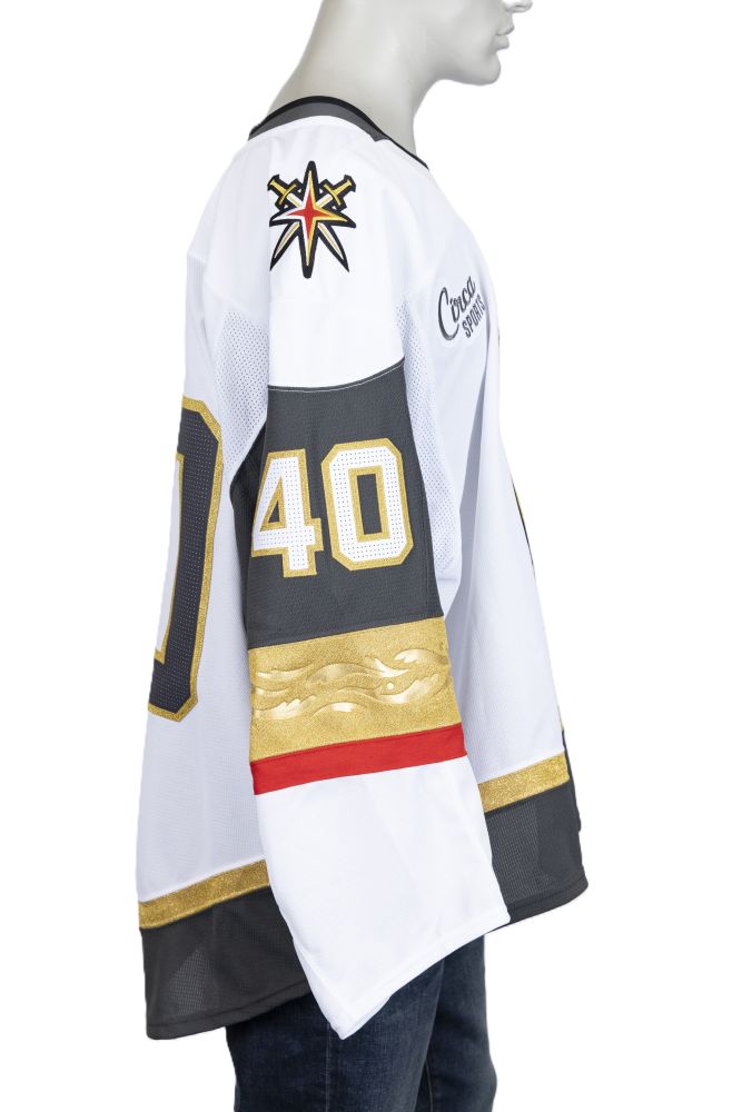 Game-Issued: #40 Akira Schmid Circa Set Jersey-19488