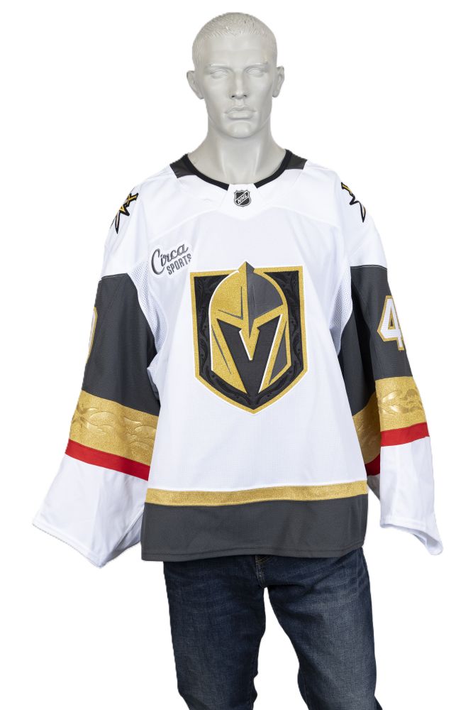 Game-Issued: #40 Akira Schmid Circa Set Jersey-19488
