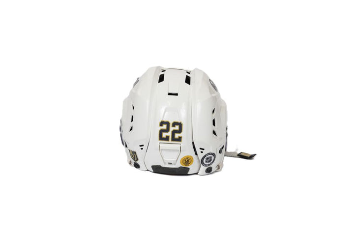 Game-Used: #22 Cole Schwindt Helmet-18970
