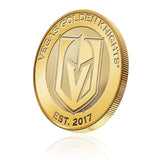Vegas Golden Knights 10th Anniversary Gold Color Coin