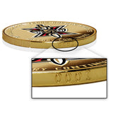 Vegas Golden Knights 10th Anniversary Gold Color Coin