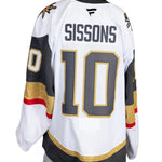 Game-Worn:#10 Colton Sissons White Set 2 2025/26 Jersey-20578 - Vegas Team Store