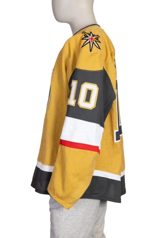 Game-Worn:#10 Colton Sissons Gold Set 2 2025/26 Jersey-20656 - Vegas Team Store