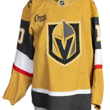 Game-Worn:#10 Colton Sissons Gold Set 2 2025/26 Jersey-20656 - Vegas Team Store