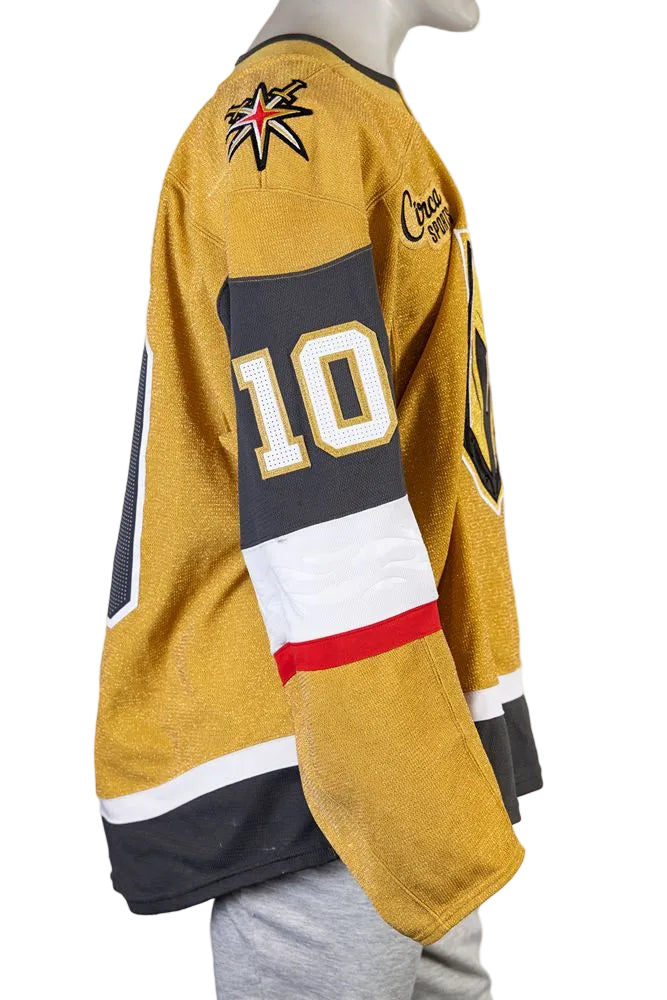 Game-Worn: #10 Colton Sissons Gold Set 1 2025/26 Jersey-20333 - Vegas Team Store