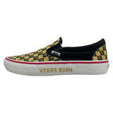 Vegas Golden Knights x Vans Classic Slip-On Checkerboard Shoe