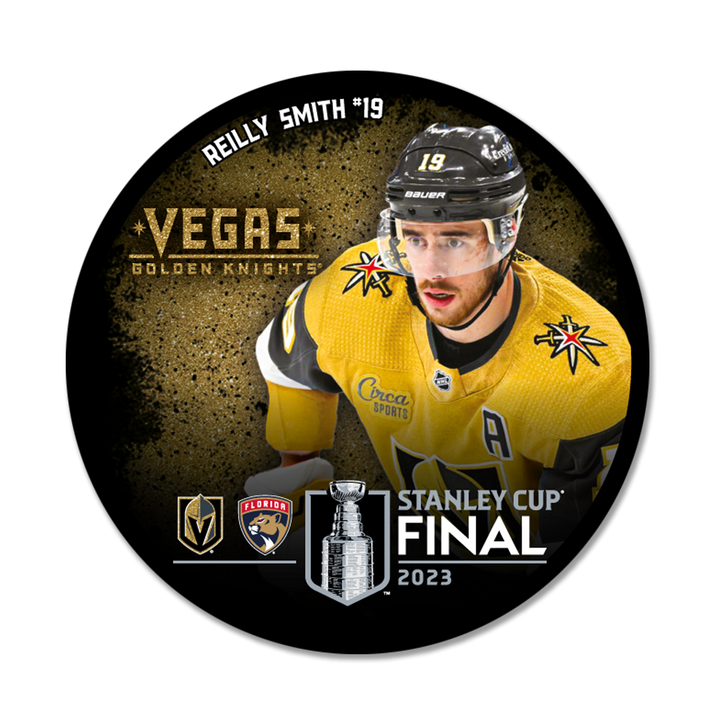 Vegas Golden Knights 2023 Stanley Cup Final Reilly Smith Puck