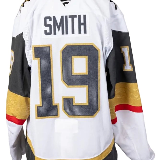 Game-Worn:#19 Reilly Smith White Set 2 2025/26-20582 - Vegas Team Store