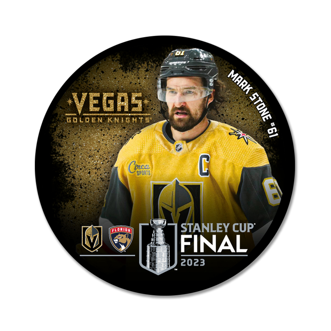 Vegas Golden Knights Stanley Cup Final Mark Stone Player Puck
