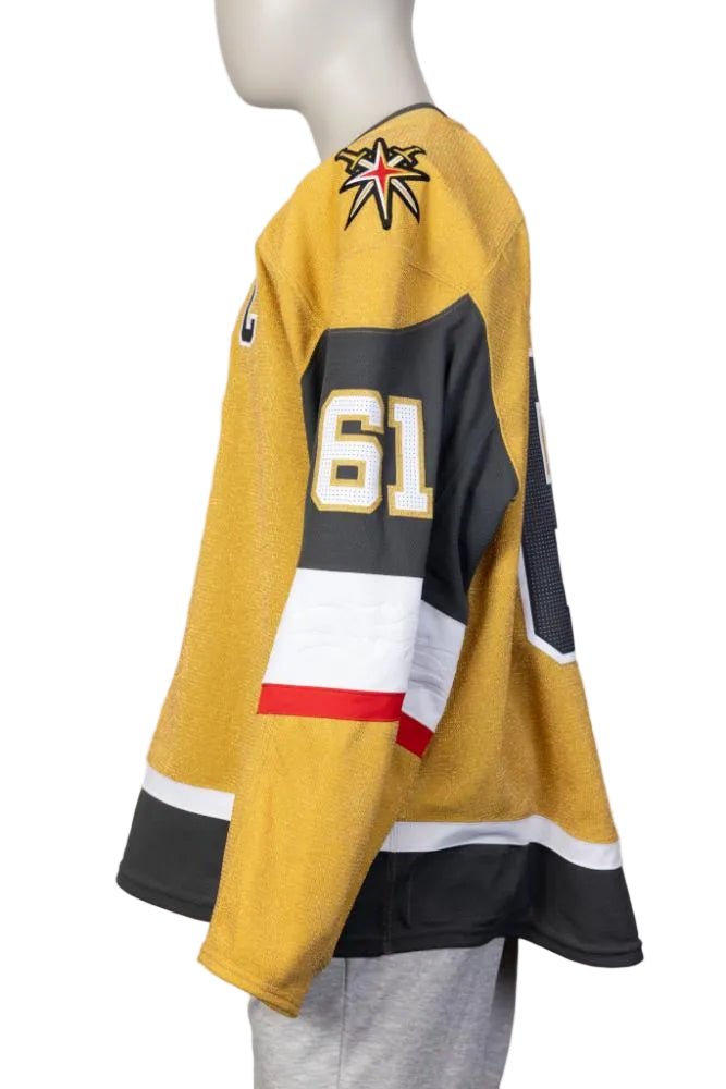 Game-Worn:#61 Mark Stone Gold Set 1 2025/26 Jersey-20347 - Vegas Team Store