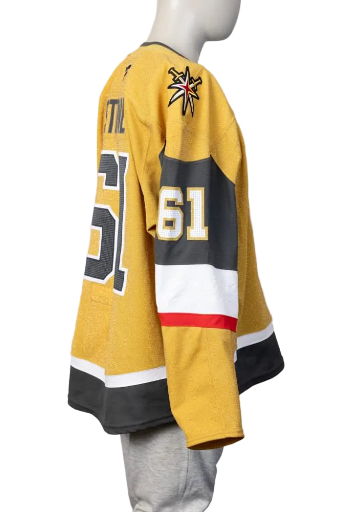 Game-Worn:#61 Mark Stone Gold Set 1 2025/26 Jersey-20347 - Vegas Team Store