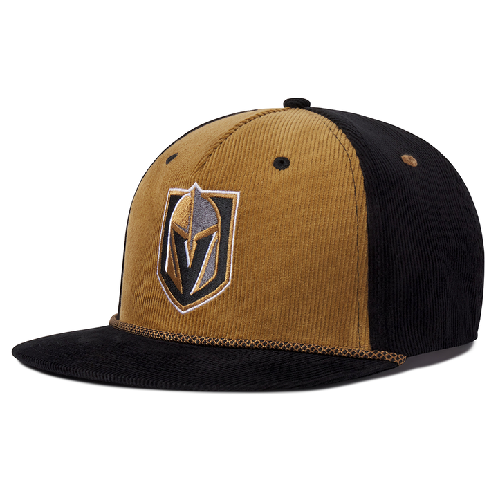 Vegas Golden Knights Primary Logo Corduroy Snapback Cap