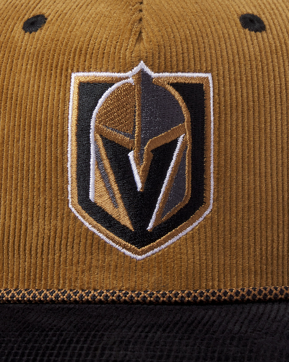 Vegas Golden Knights Primary Logo Corduroy Snapback Cap