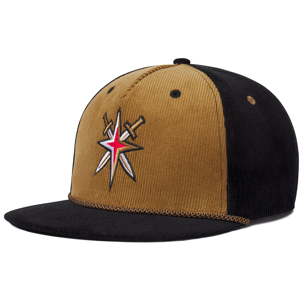 Vegas Golden Knights Alternate Logo Corduroy Snapback Cap