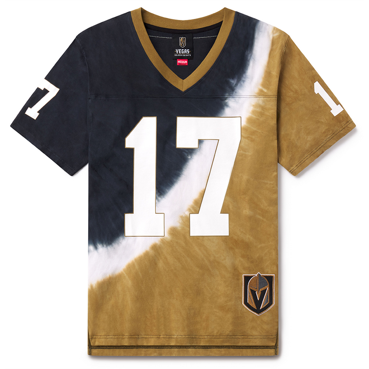 Vegas Golden Knights Tie-Dye Football Jersey