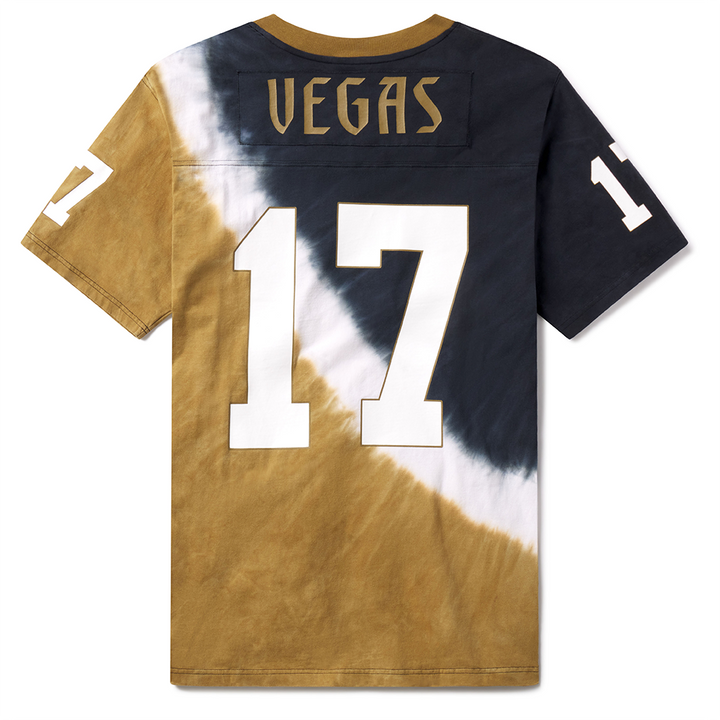 Vegas Golden Knights Tie-Dye Football Jersey